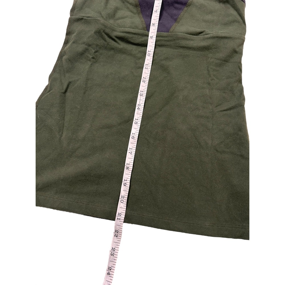 Beyond Yoga Athletic Tank XS Olive Green and Black - Picture 9 of 9